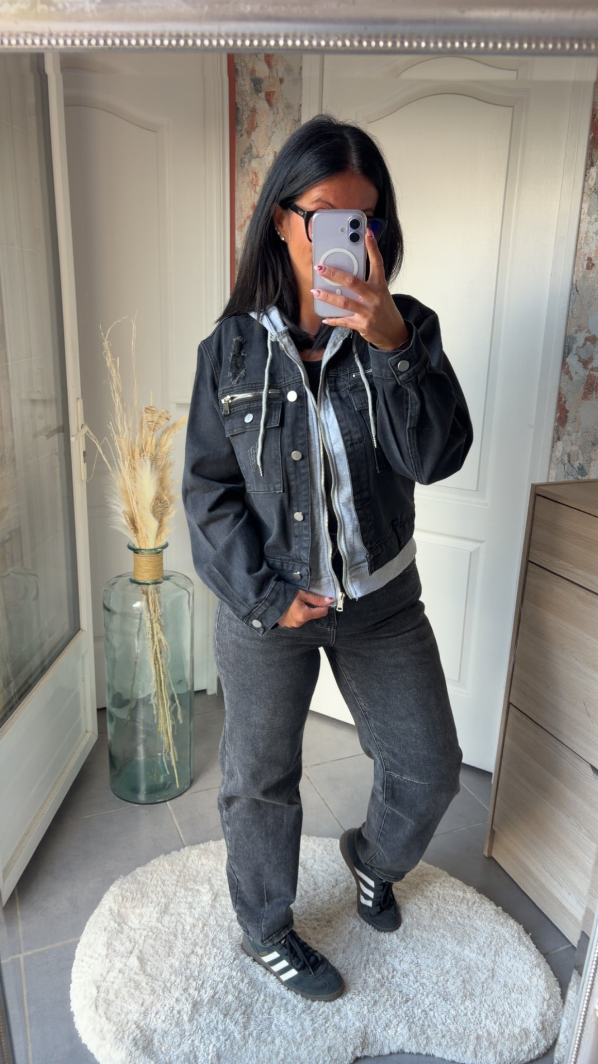 Veste capuche Oversize
