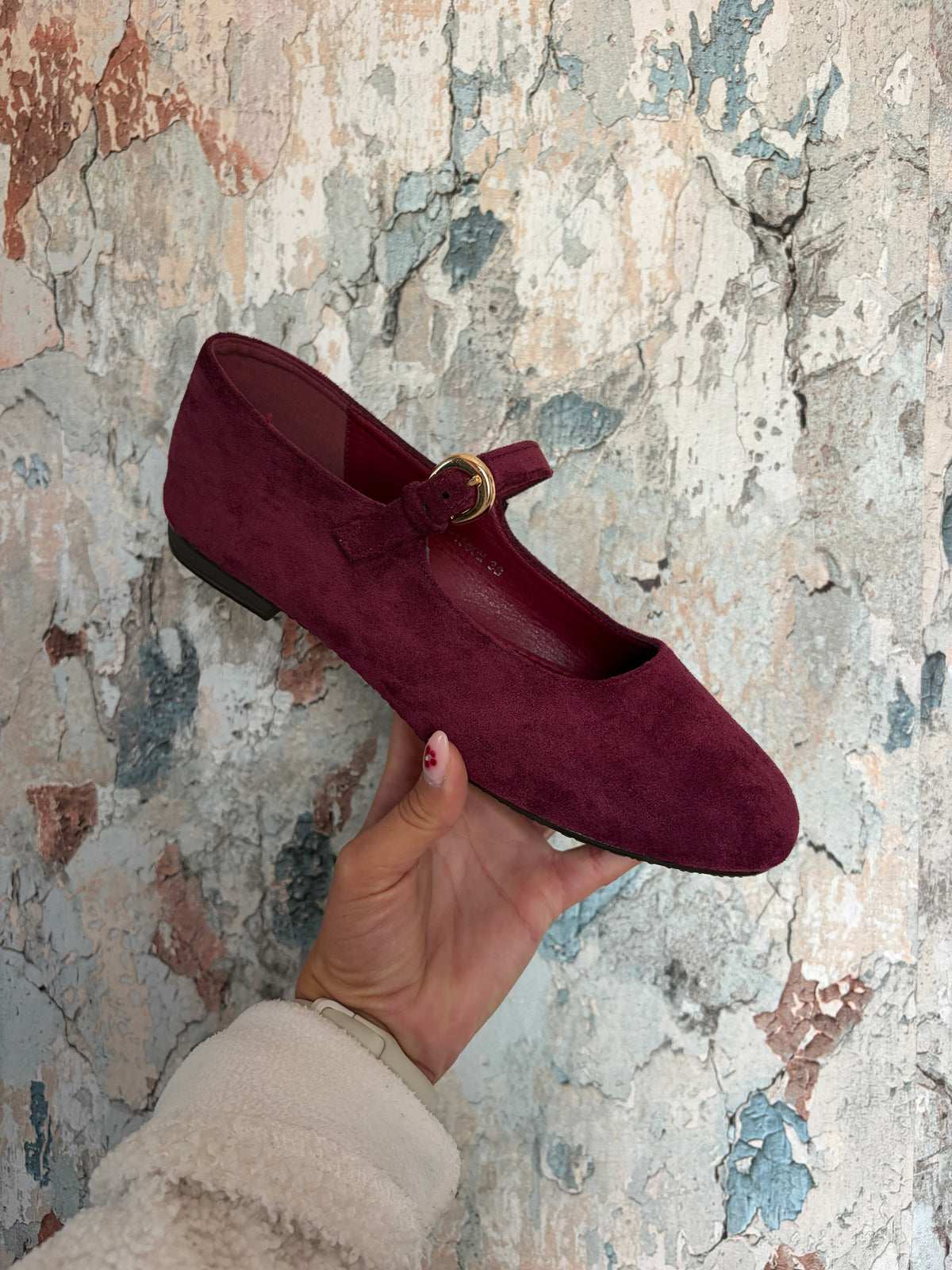 Ballerine Bordeau