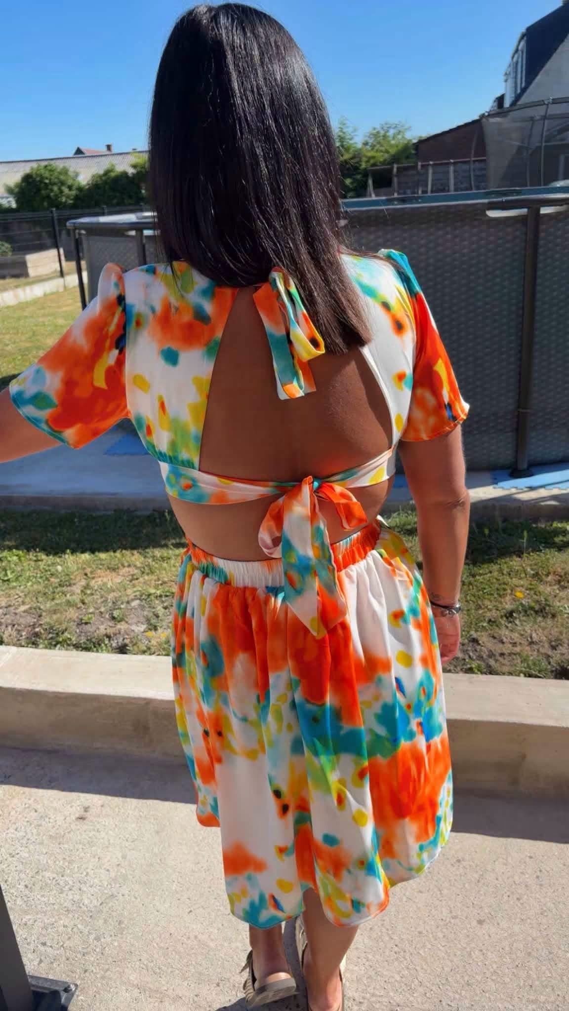 Robe coloré