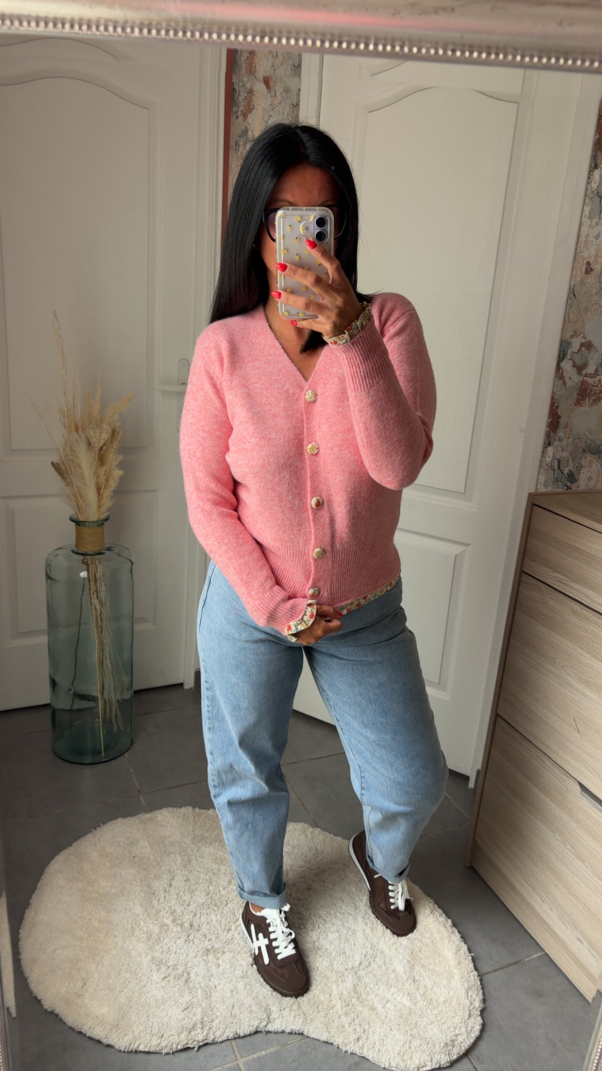 Gilet bouton liberty