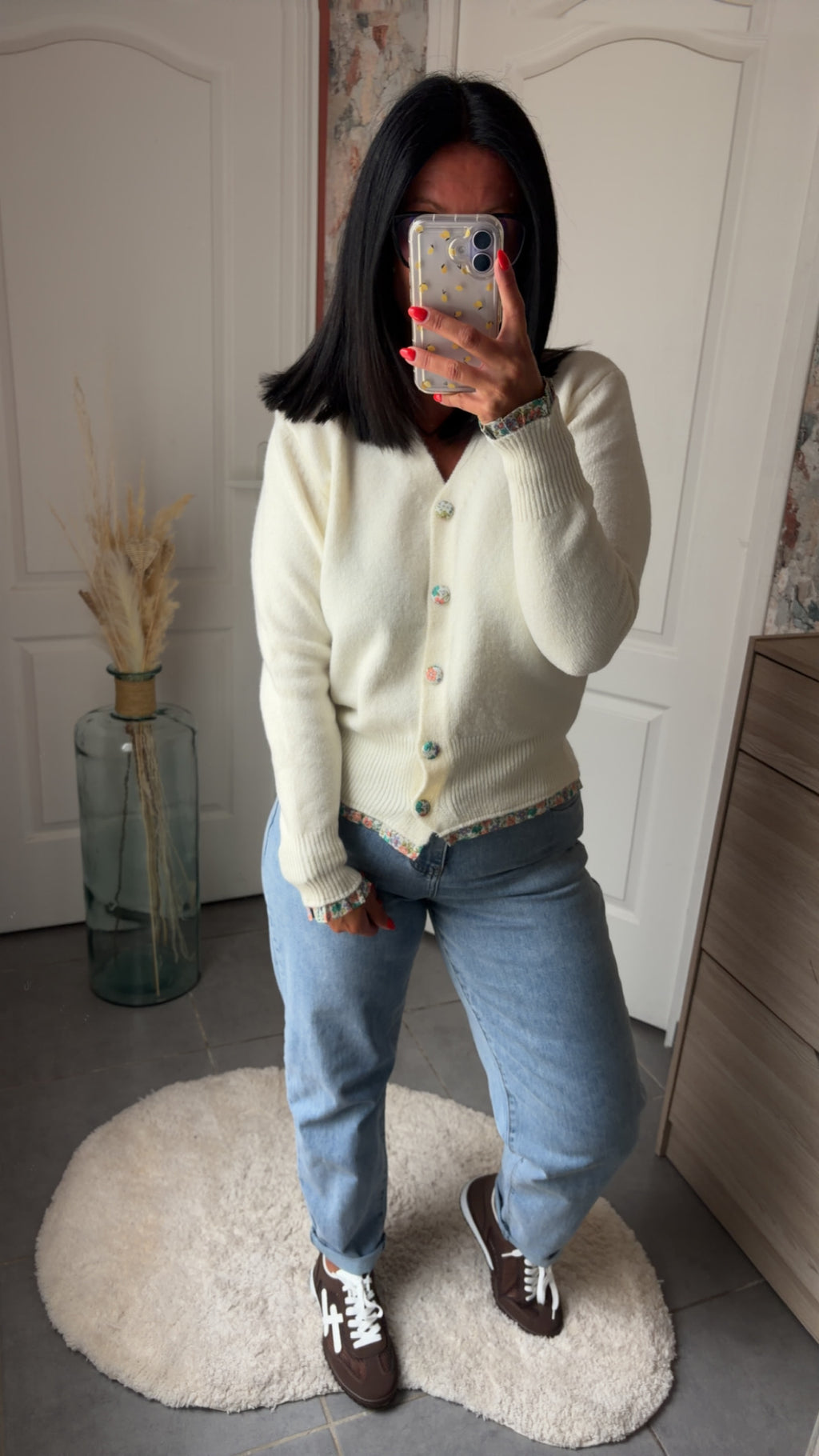 Gilet bouton liberty