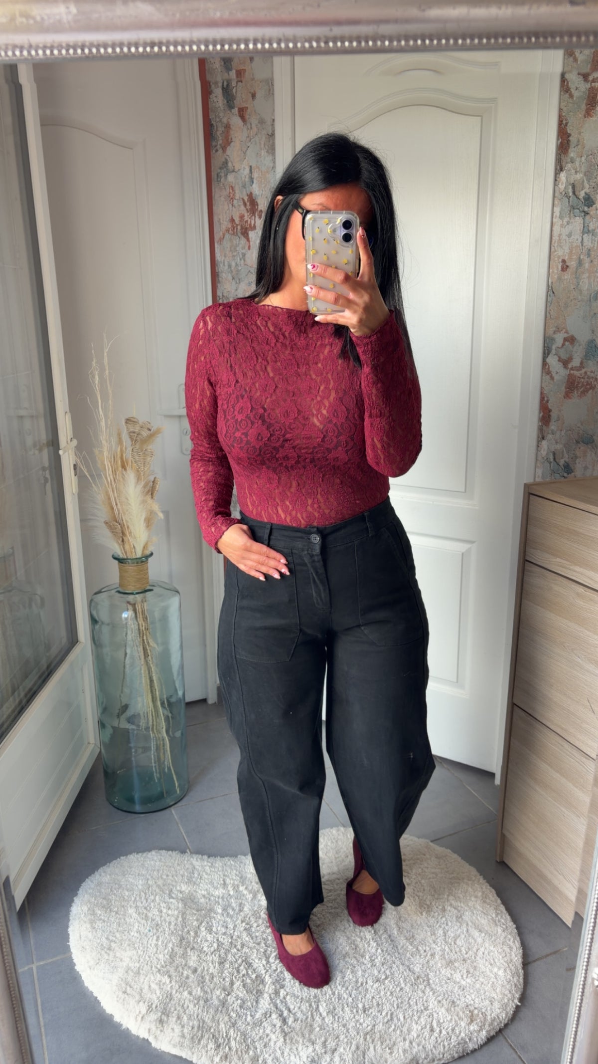 Haut dentelle