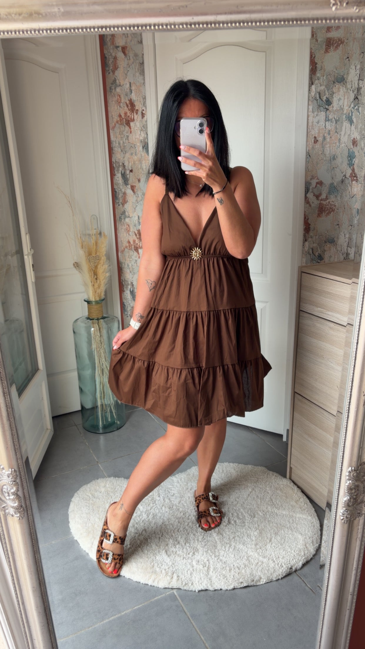 Robe marron