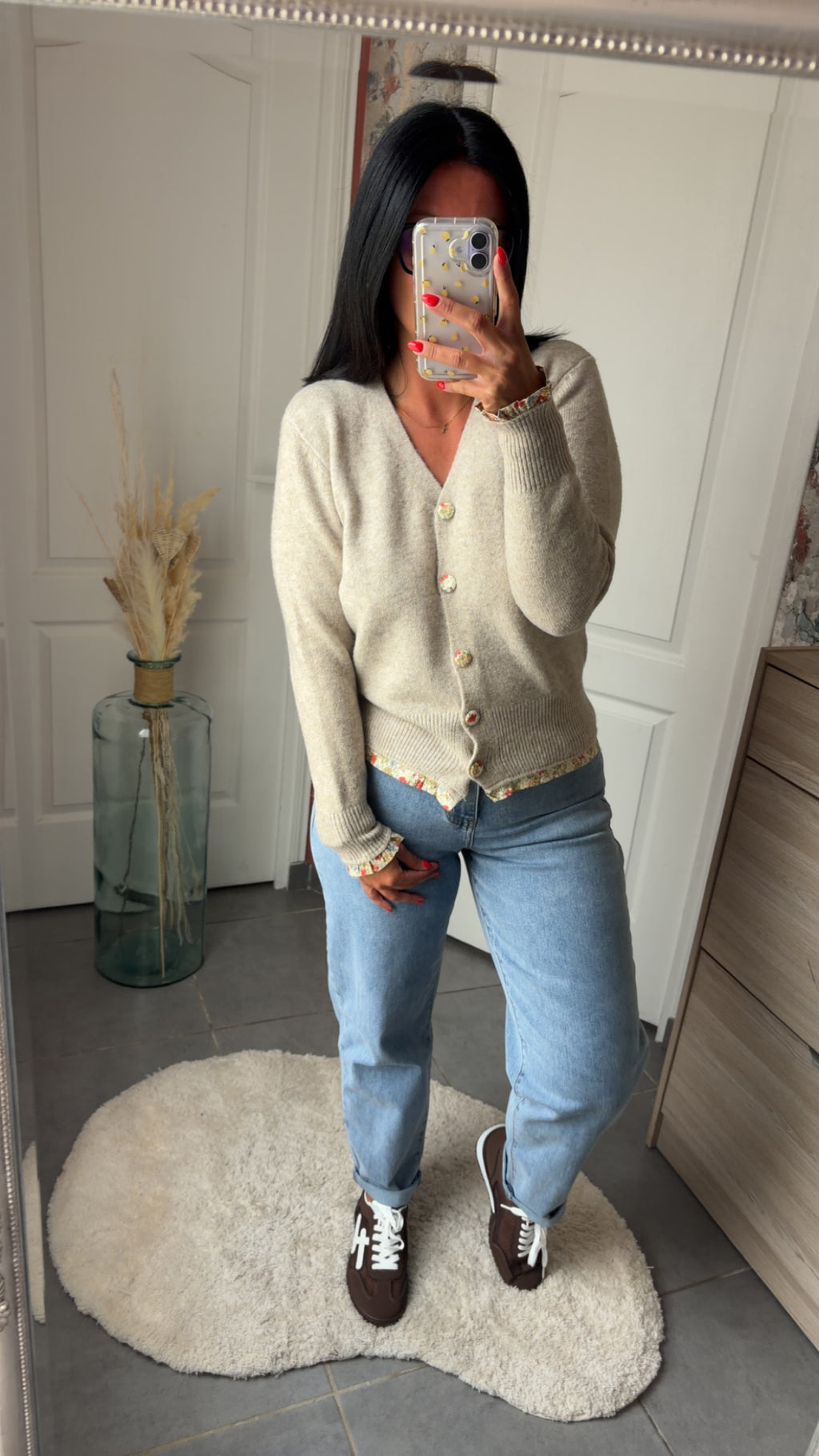Gilet bouton liberty