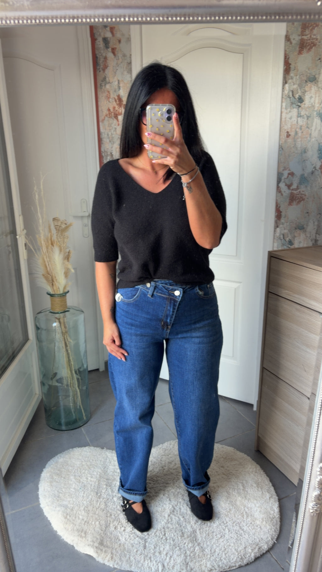 Pull manche courte