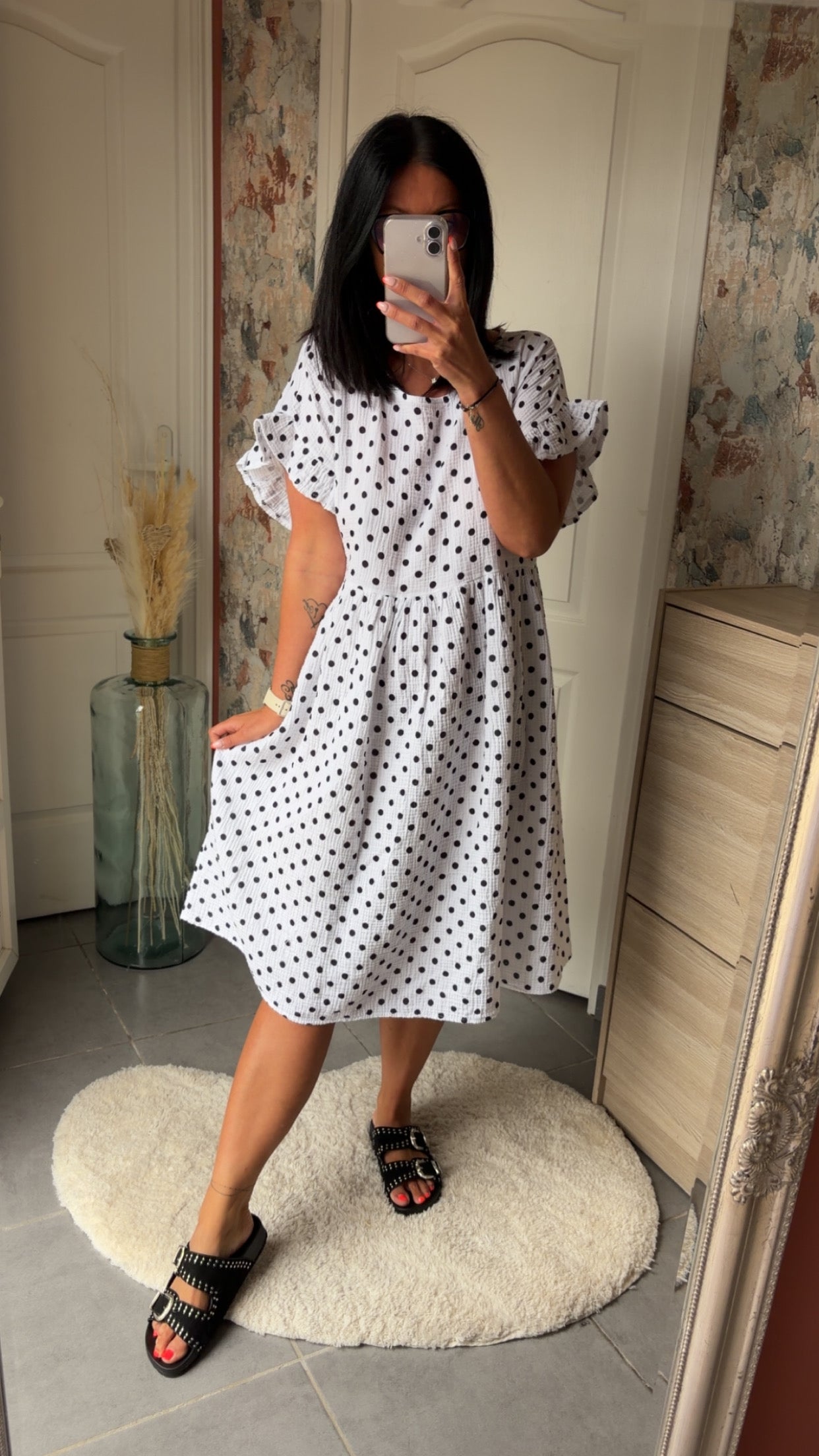 Robe gaz de coton