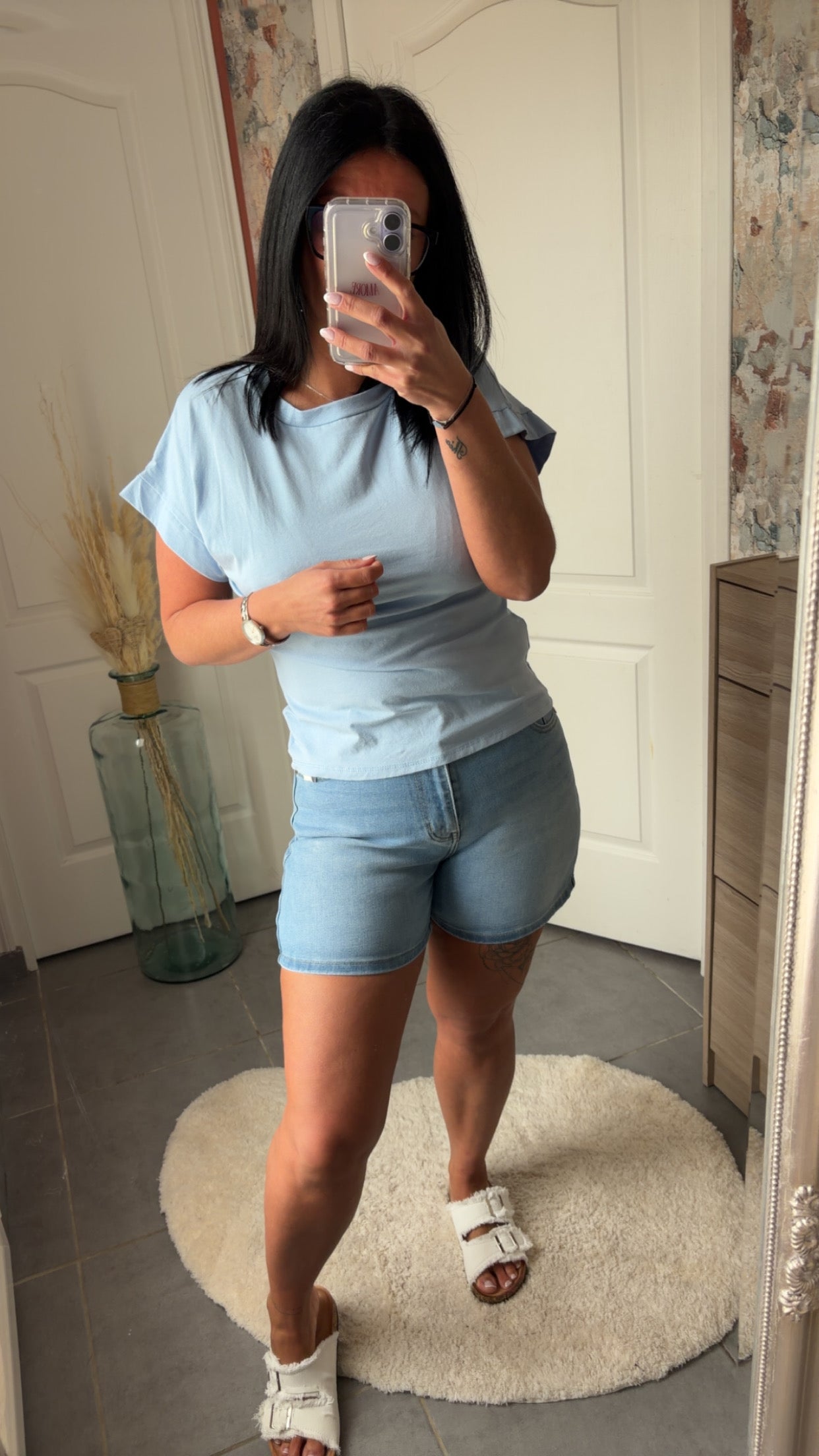 T shirt bleu