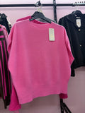 Pull sans manche rose