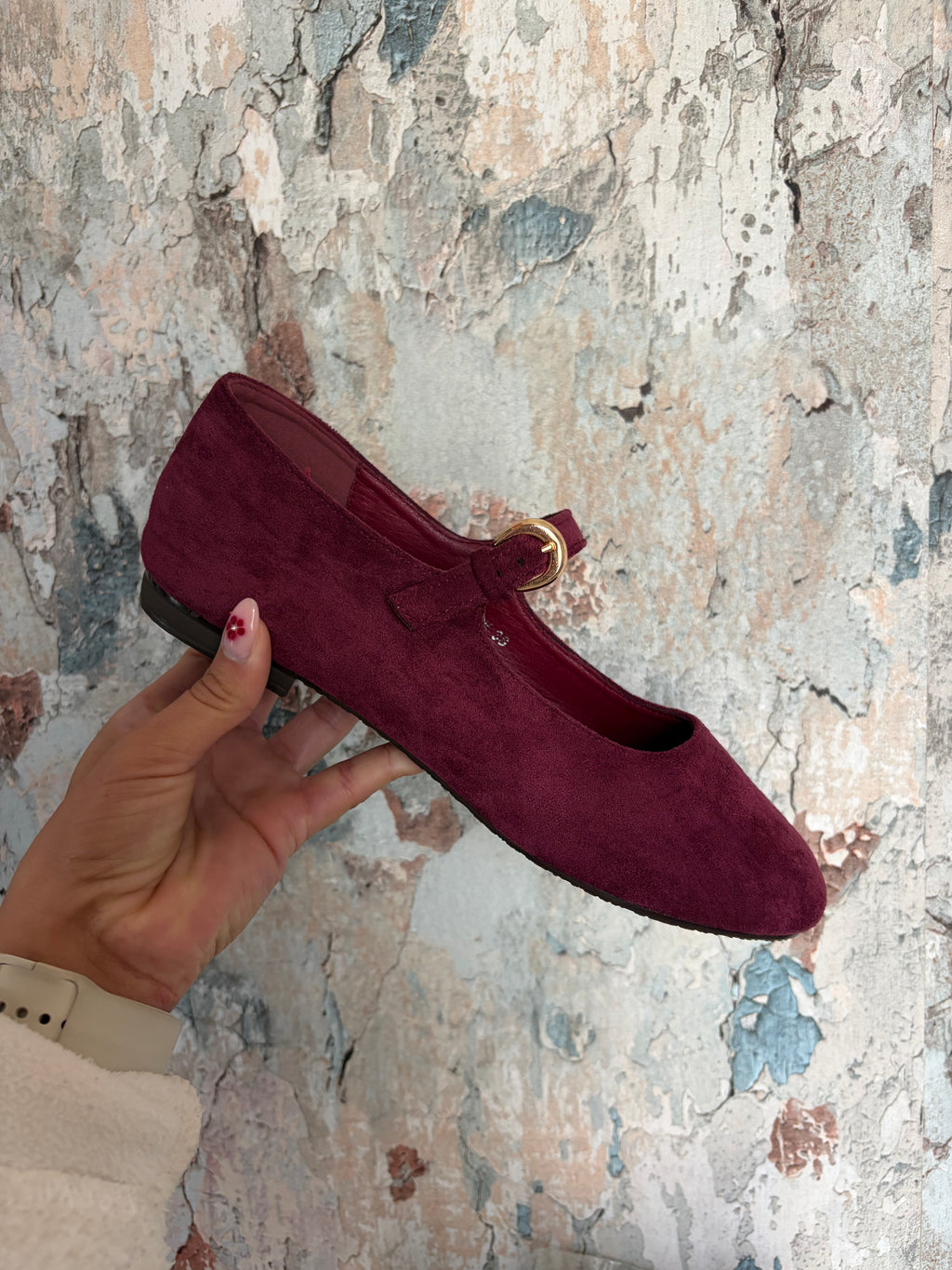 Ballerine Bordeau