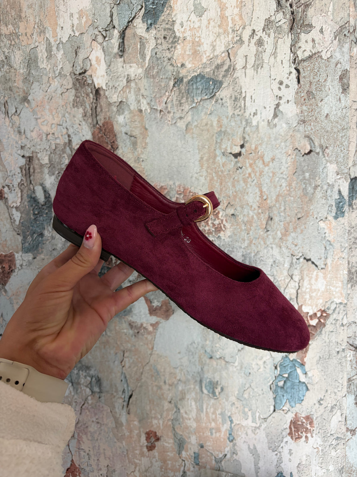 Ballerine Bordeau